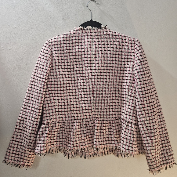 Kate Spade Checking In Tweed Jacket - Picture 5 of 6